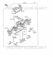 CARBURETOR voor Kawasaki GPX500R 1990