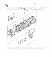 CLUTCH voor Kawasaki GPX500R 1990