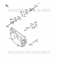 FRAME PARTS (COUVERTURE) voor Kawasaki GPX500R 1990