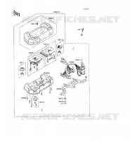 METERS voor Kawasaki GPX500R 1990