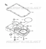 OIL PAN voor Kawasaki GPX500R 1990