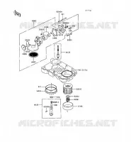 OIL PUMP voor Kawasaki GPX500R 1990
