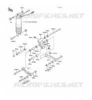 SUSPENSION voor Kawasaki GPX500R 1990