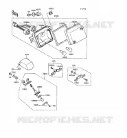 TAILIGHT(S) voor Kawasaki GPX500R 1990