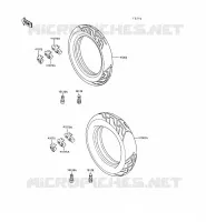 TIRES voor Kawasaki GPX500R 1990