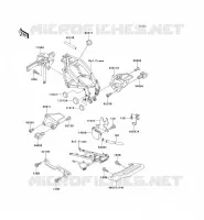 BATTERY BRACKET voor Kawasaki ZZR500 1991