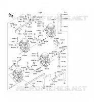 CARBURETOR voor Kawasaki ZZR500 1991
