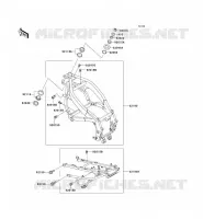 CHASSIS voor Kawasaki ZZR500 1991