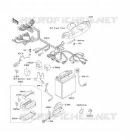 ELECTRIC EQUIPMENT voor Kawasaki ZZR500 1991