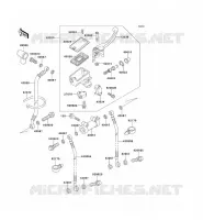 FRONT MASTER CYLINDER voor Kawasaki ZZR500 1991
