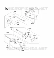INDICATORS voor Kawasaki ZZR500 1991