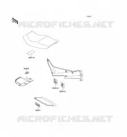 LABELS voor Kawasaki ZZR500 1991