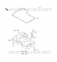 OIL PAN voor Kawasaki ZZR500 1991