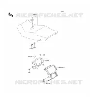 SEAT voor Kawasaki ZZR500 1991