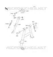 STAND voor Kawasaki ZZR500 1991