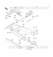 SWINGARM voor Kawasaki ZZR500 1991