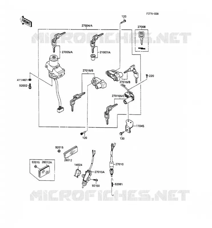 SWITCH Kawasaki MOTOS 600 1988 GPX600R  ZX600-C1