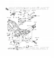 BATTERY BRACKET voor Kawasaki ZZR600 1993