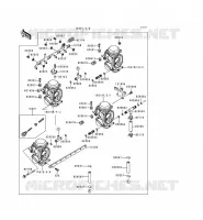 CARBURETOR voor Kawasaki ZZR600 1993