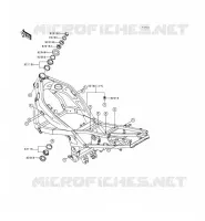 CHASSIS voor Kawasaki ZZR600 1993