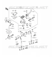 FRONT MASTER CYLINDER voor Kawasaki ZZR600 1993
