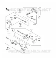 INDICATORS voor Kawasaki ZZR600 1993