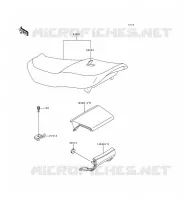 SEAT voor Kawasaki ZZR600 1993