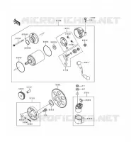 STARTER MOTOR voor Kawasaki ZZR600 1993