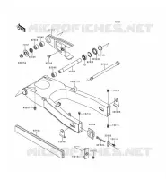 SWINGARM voor Kawasaki ZZR600 1993