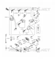 SWITCH   REFLECTORS voor Kawasaki ZZR600 1993