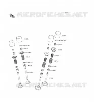 VALVE voor Kawasaki ZZR600 1993