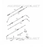 CABLES voor Kawasaki ZZR600 1993