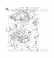 CRANKCASE(S) voor Kawasaki ZZR600 1993