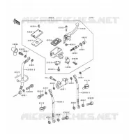 FRONT MASTER CYLINDER voor Kawasaki ZZR600 1993