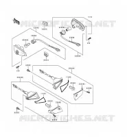 INDICATORS voor Kawasaki ZZR600 1993