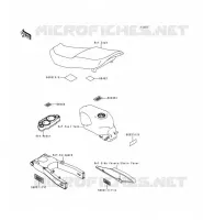 LABELS voor Kawasaki ZZR600 1993