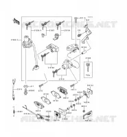 SWITCH   REFLECTORS voor Kawasaki ZZR600 1993