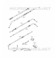 CABLES voor Kawasaki ZZR600 1993