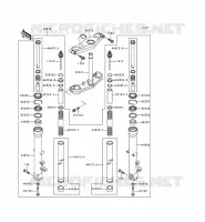 FRONT FORK voor Kawasaki ZZR600 1993