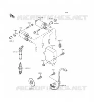 IGNITION SYSTEM voor Kawasaki ZZR600 1993