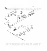 SHIFT voor Kawasaki ZZR600 1993