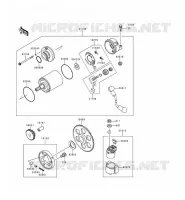 STARTER MOTOR voor Kawasaki ZZR600 1993