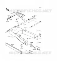 SWINGARM voor Kawasaki ZZR600 1993