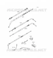CABLES voor Kawasaki ZZR600 1993