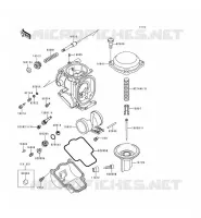 CARBURETOR PARTS voor Kawasaki ZZR600 1993