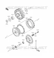 CLUTCH voor Kawasaki ZZR600 1993