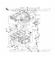 CRANKCASE(S) voor Kawasaki ZZR600 1993