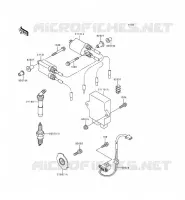 IGNITION SYSTEM voor Kawasaki ZZR600 1993