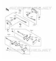INDICATORS voor Kawasaki ZZR600 1993