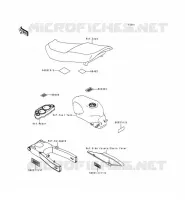 LABELS voor Kawasaki ZZR600 1993